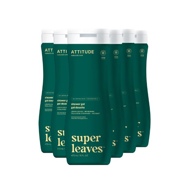 ATTITUDE Body Wash - EWG Verified, Plant-Based & Vegan, Lemon Leaves