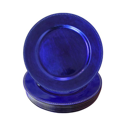Beaded Charger Plates - 12pcs.