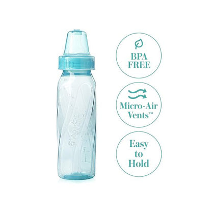 Evenflo Feeding Classic Tinted Baby Bottles, Pink/Lavender/Teal