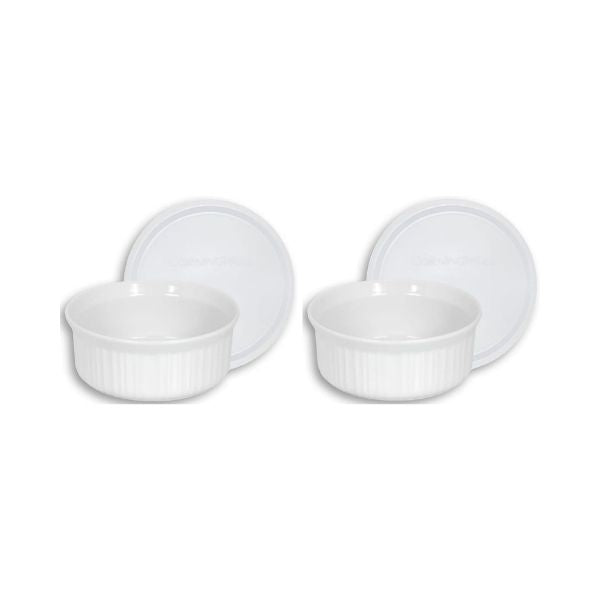 CorningWare 16oz Round Dish w/ Lid (2-Pack).