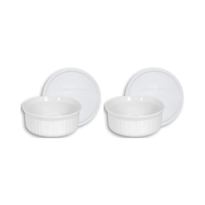 CorningWare 16oz Round Dish w/ Lid (2-Pack).