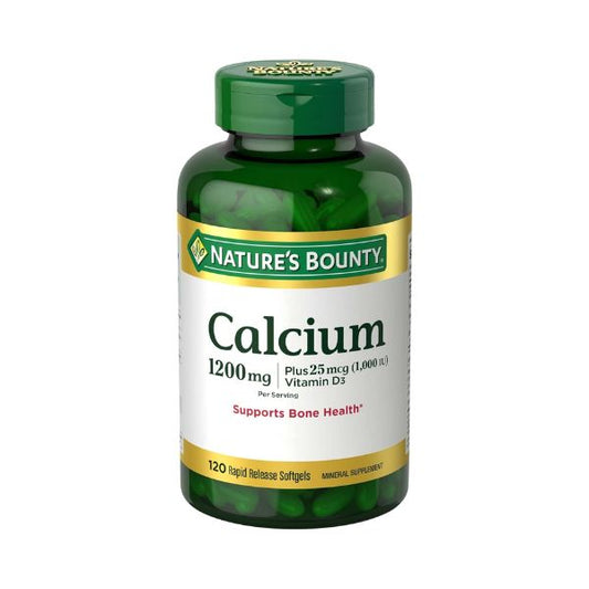Nature's Bounty Calcium & D3 - 120 Softgels (pack of 3)