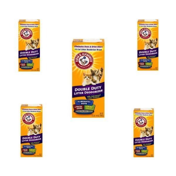 Arm & Hammer Double Duty Litter Deodorizer bottle 30oz for cat litter odor control