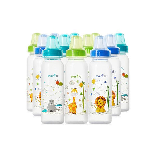 Evenflo Baby Bottles - 8oz (12-Pack).