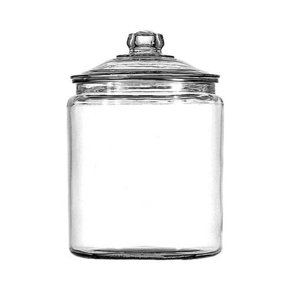 Anchor Hocking Heritage Hill Glass 0.5 Gallon Storage Jar