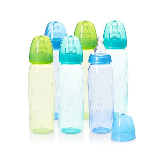 Evenflo Proflo Vented Baby Bottles - 8oz (6-Pack).