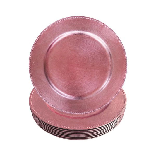 Beaded Charger Plates - 12pcs.