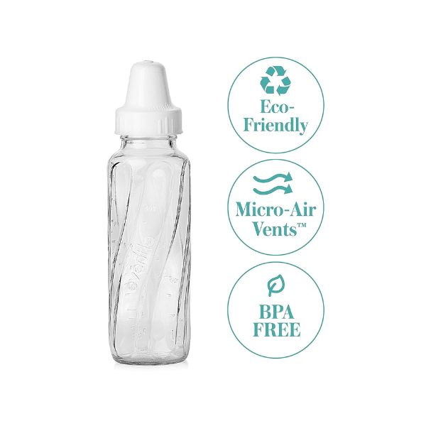 Evenflo Feeding Classic Glass Bottle, Twist Bottles