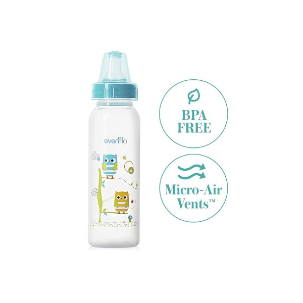 Evenflo Baby Bottles - 8oz (12-Pack).