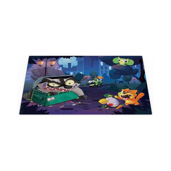 Goliath Dumpster Diver Game w/ 24pc Puzzle - Raccoon Snack Attack