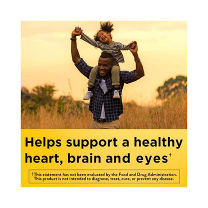 Nature Made Algae Omega-3, 540 mg, 70 Veggie Softgels - Plant-Based, Heart & Brain Support