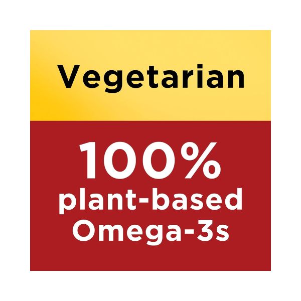 Nature Made Algae Omega-3, 540 mg, 70 Veggie Softgels - Plant-Based, Heart & Brain Support