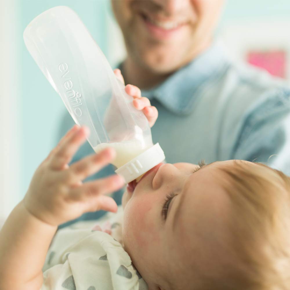 Evenflo Feeding Classic Tinted Baby Bottles, Pink/Lavender/Teal