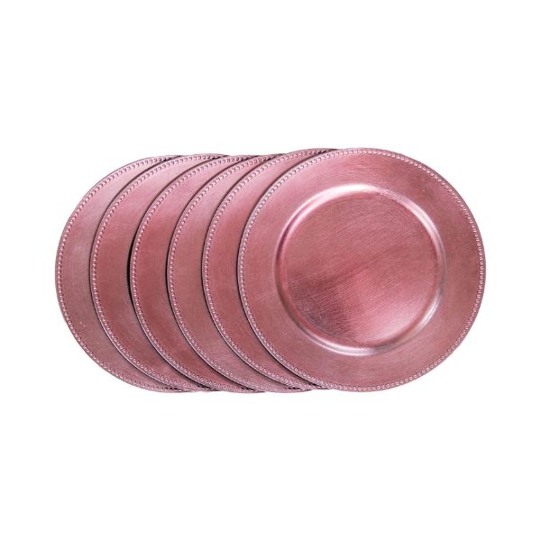 Beaded Charger Plates - 12pcs.