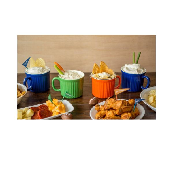 Corningware 20oz Mug w/ Lid - Blue (2-Pack)