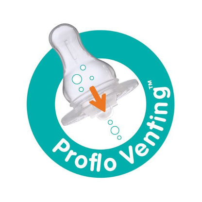 Evenflo Proflo Vented Baby Bottles - 8oz (6-Pack).
