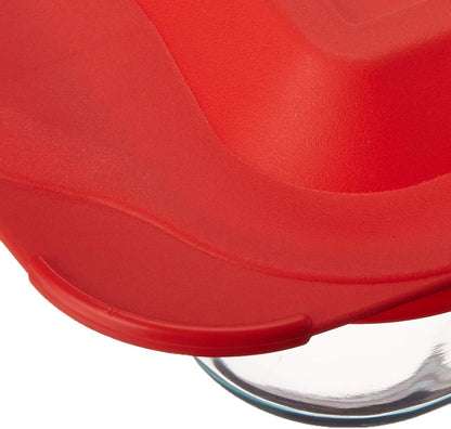 Pyrex 8"x8" Square Dish - Red, Large Handle