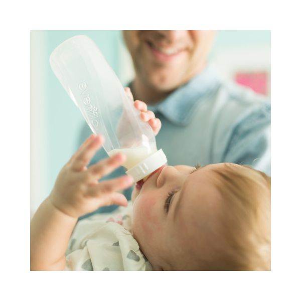 Evenflo Feeding Classic Tinted Plastic Standard Neck Bottles for Baby, Infant and Newborn - Teal/Green/Blue, 8 Ounce (Pack of 12)