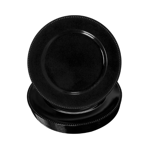 Beaded Charger Plates - 12pcs.