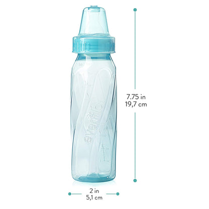 Evenflo Feeding Classic Tinted Baby Bottles, Pink/Lavender/Teal